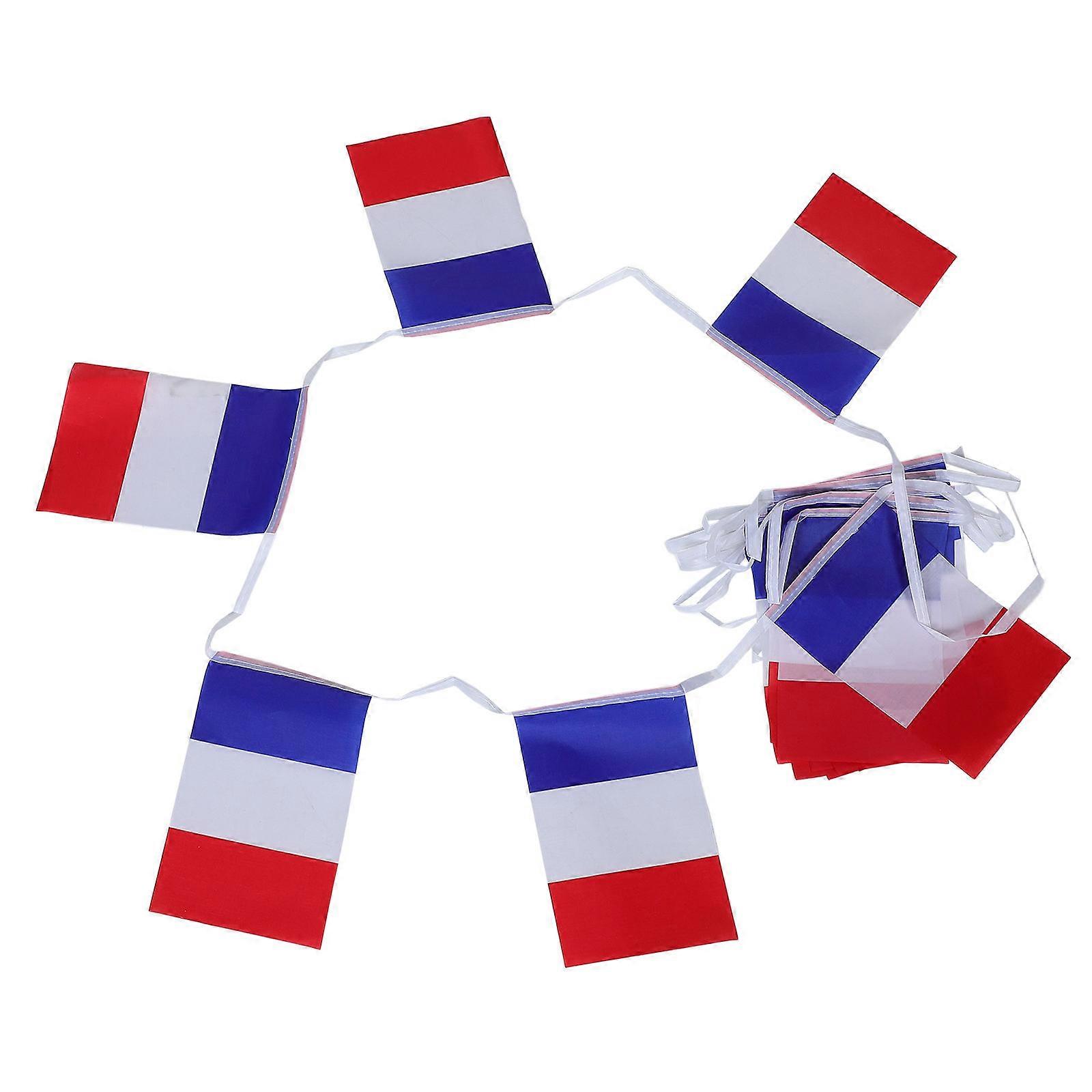 France Flags Banner for Celebration 5Sets of Mini Flag Strings