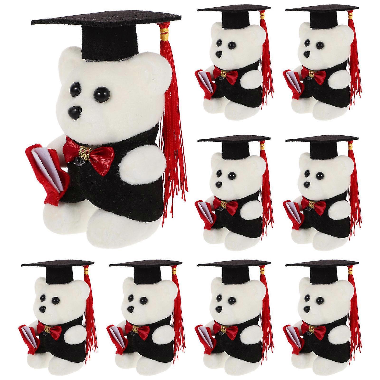 Graduation Bear Doll for Decoration Use 30Pcs Plush Bear Toy Multi