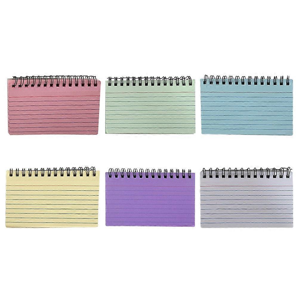 12 Pcs Portable Lined Notepads Spiral Notebooks Ideal For Personal Planning In Assorted Color Designed For Reminder Notes