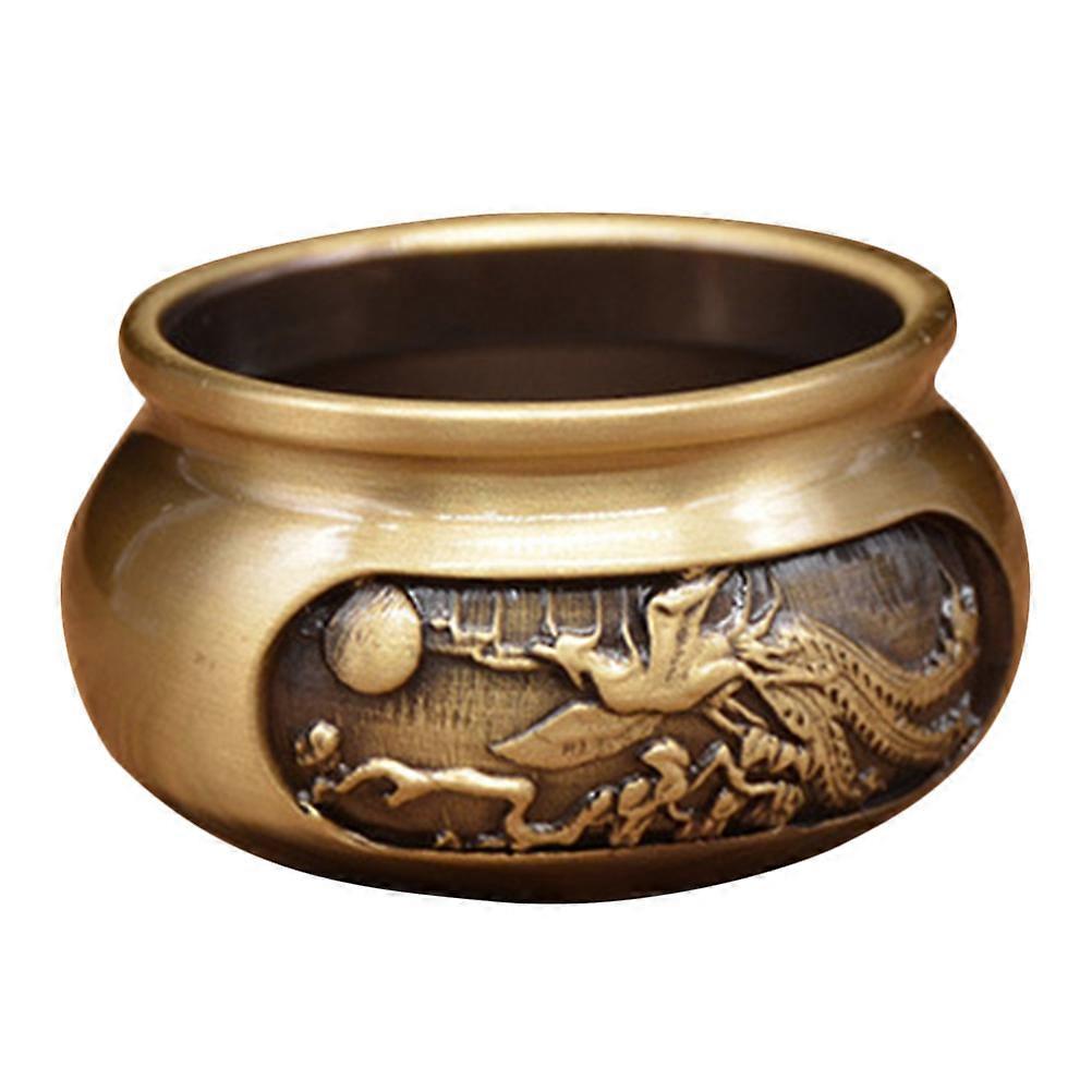 Copper Censer Ornament Retro Incense Burner for Home