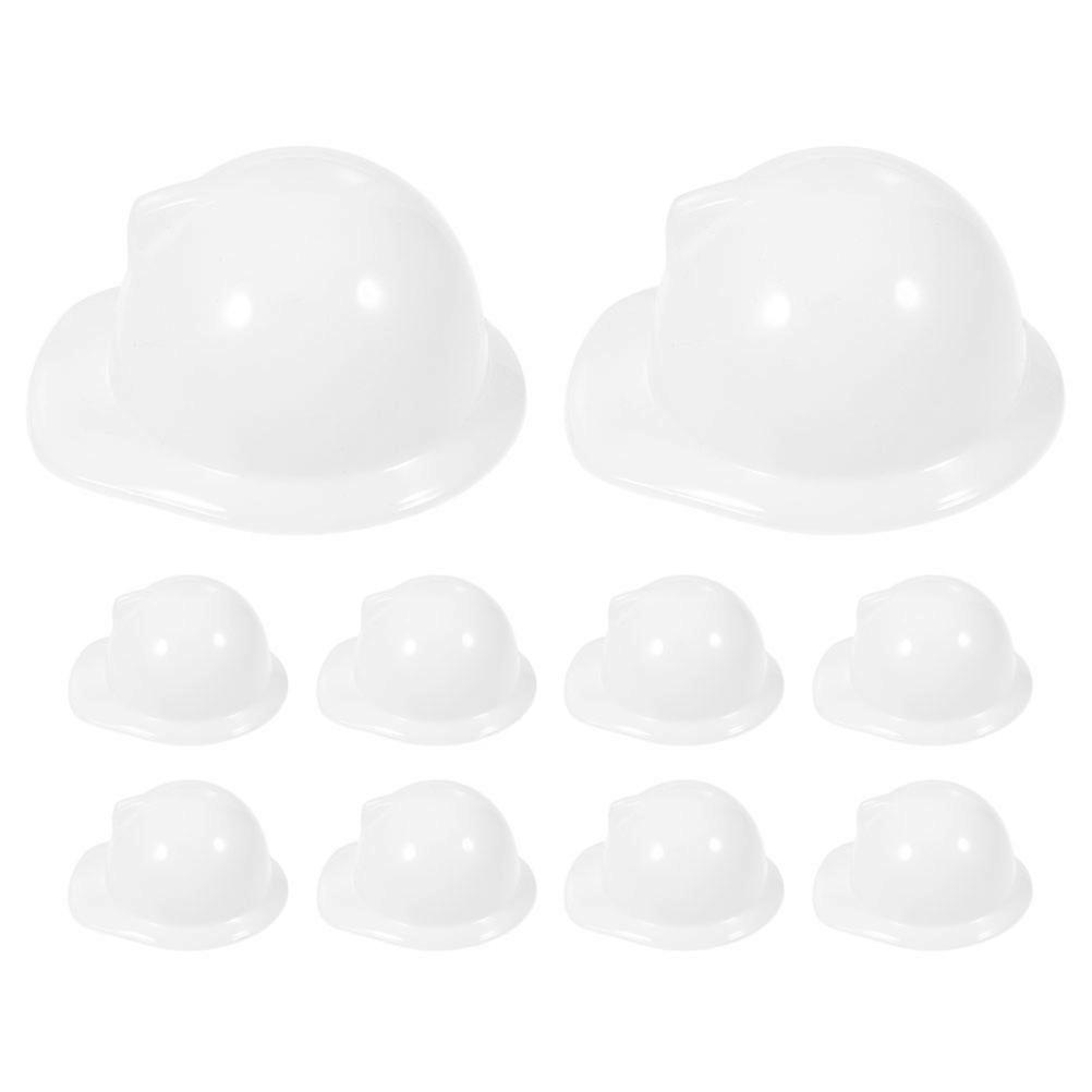 Multi-Purpose Mini Hard Hats For Doll Decoration And Creative Play Activities 20 Pcs
