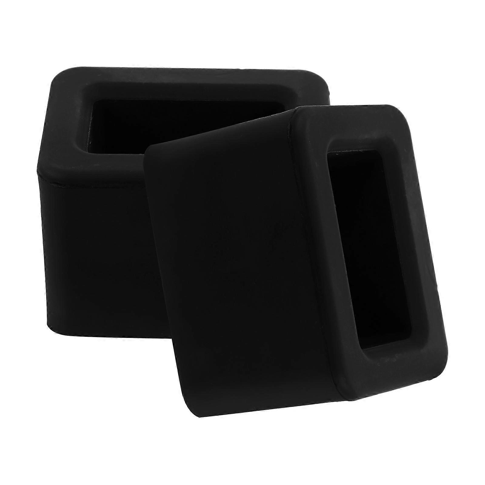 Silicone Holder for Seat Fixing 1Pair Black