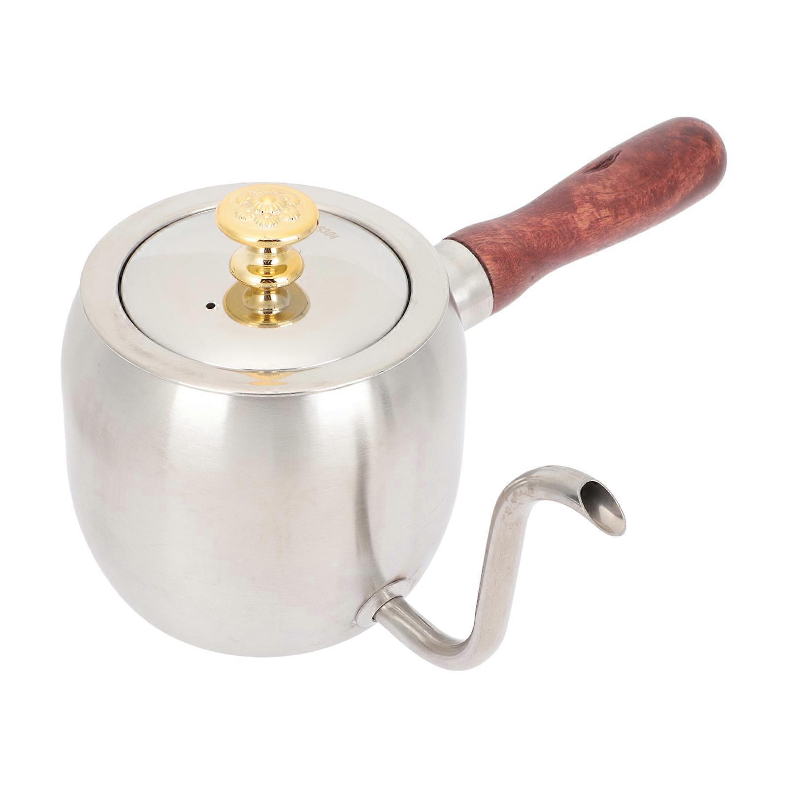 Gooseneck Coffee Kettle Stainless Steel Hand Drip Coffee Pot with 3Pcs Set