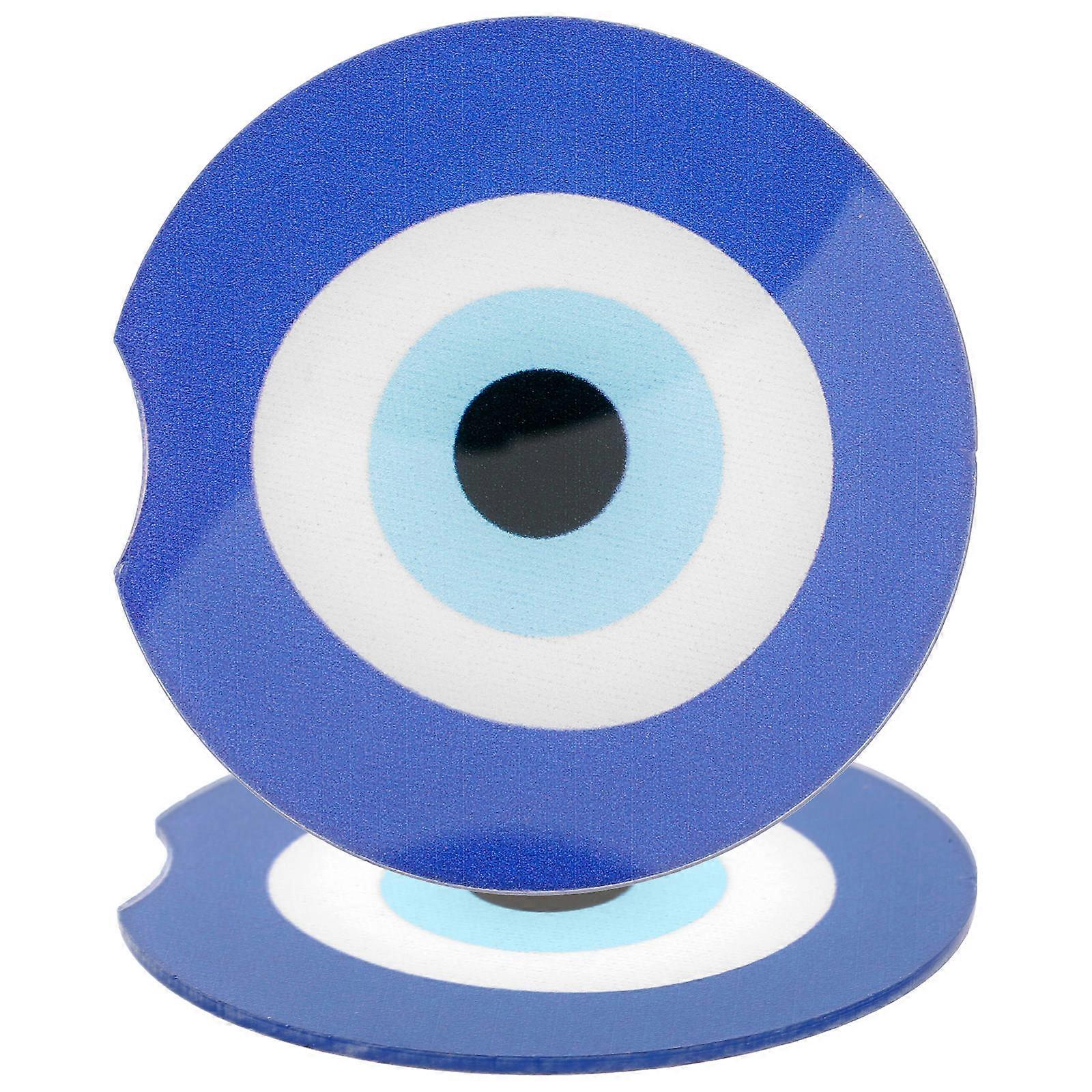 Evil Eyes Coasters Car Cup Coaster with Non-Slip Bottom 6Pcs Set