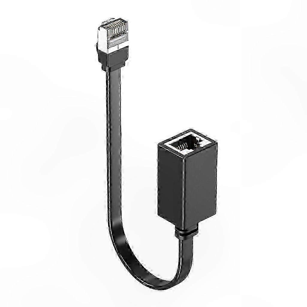 CAT7 Right Angle Ethernet Cable for PC Networking and Data Transfer Extension