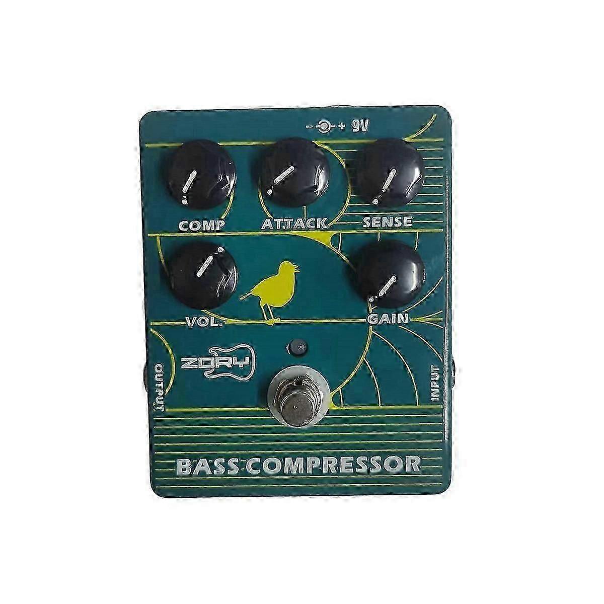 ZCP2 Bass Compressor Guitar Effect Pedal: True Bypass Accessory for All Guitarists