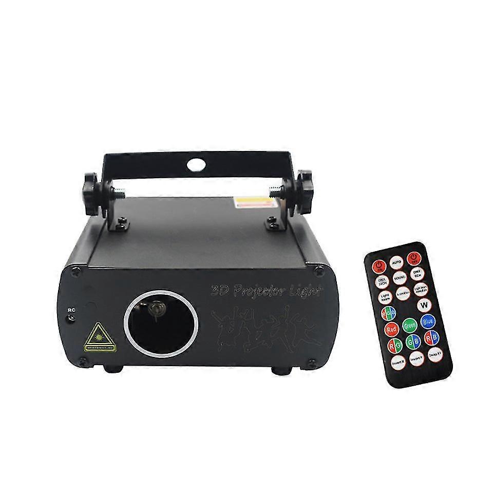 3D Disco Laser Party Lights Rgb Full Color Animation Laser Projector Light Dmx512 Beam Scanner Bar Xmas Stage Lighting Effectn