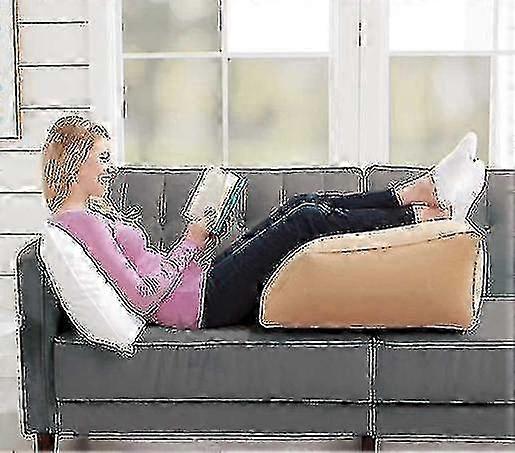 وسادة ارتفاع الساق ، وسائد إسفين قابلة للنفخ ، وسائد ساق مريحة للنوم