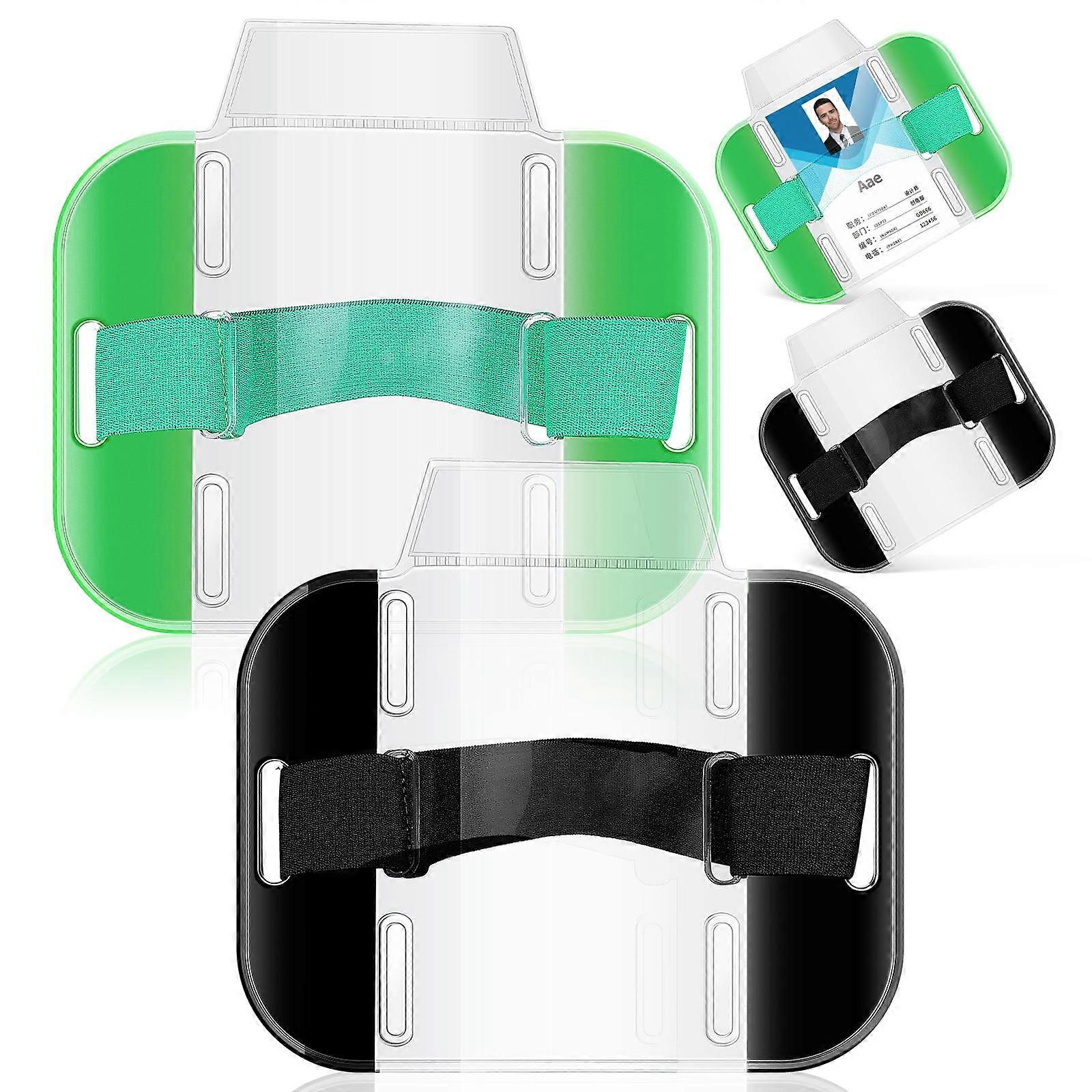 Eease Adjustable ID Armband Badge Holder (4-Pack)