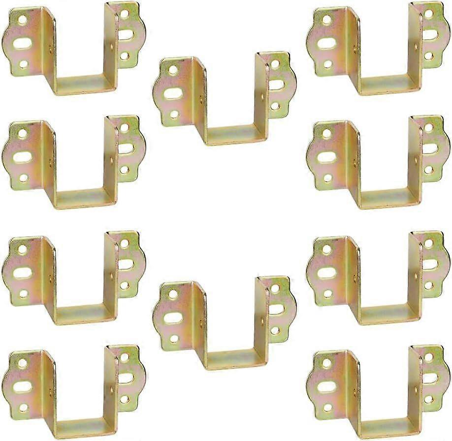 Bed Hinge Bed Corner Metal Accessories 10Pcs Thick Bed Support Hanging Corner Bed Closed H