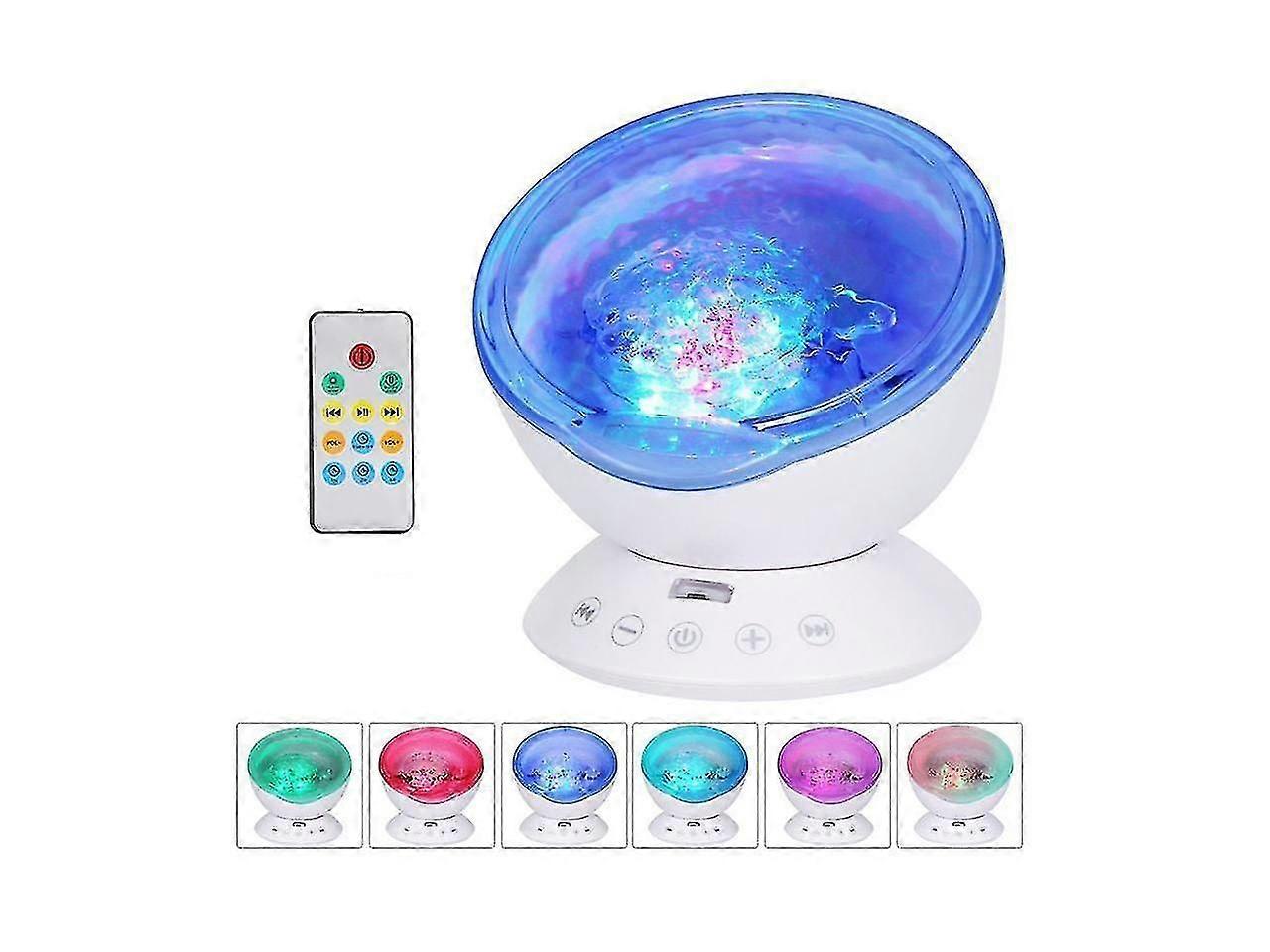 Led projisoi valolampun värin muuttuva valtameriaaltoprojektori