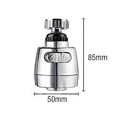 Tap Spray Head Kitchen 360 Degree Rotation Anti-Splash Shower Water Saving Faucet Sprayer Nozzle 2 Modes Connector Bubbler