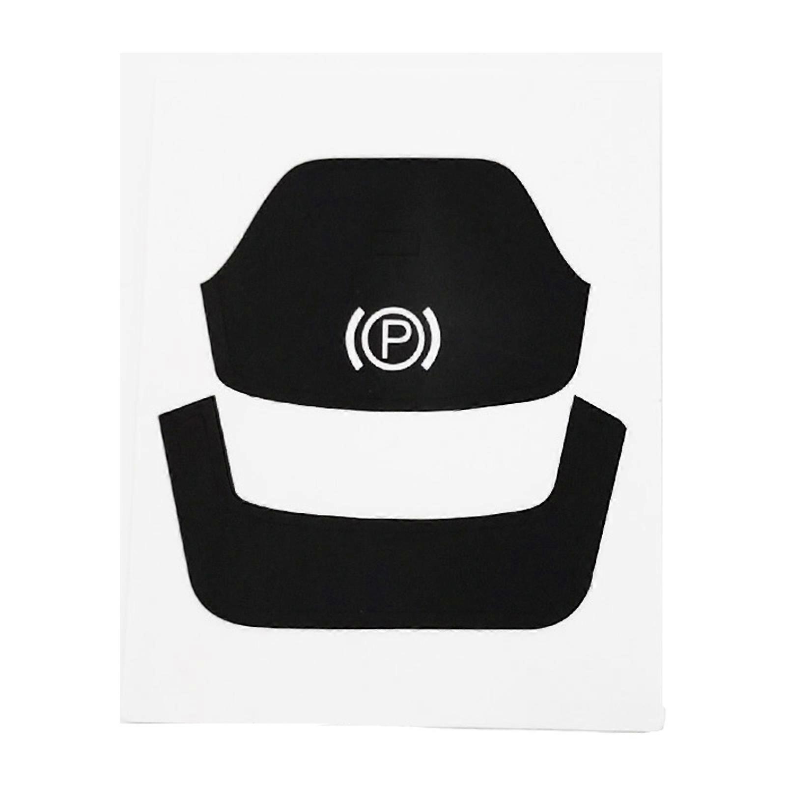 Precisions Fit Electronic Parking Brake Sticker Waterproof Design Easy Application for Specific Vehicle Models Multicolor