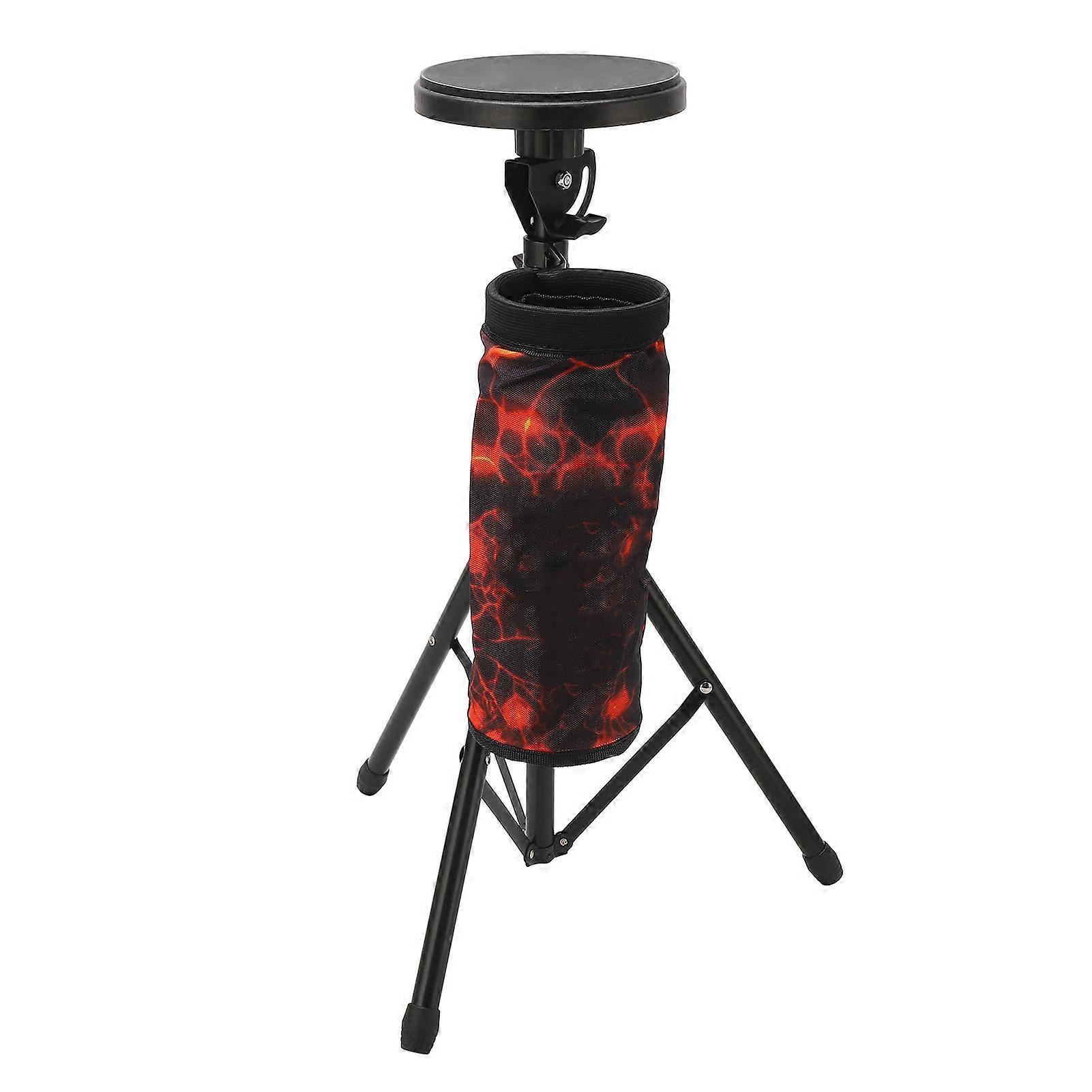 Drum Practice Pad Stand Kit 6 Inch Drum Pad with Adjustable Stand Storage Bag for Beginners Drum Training