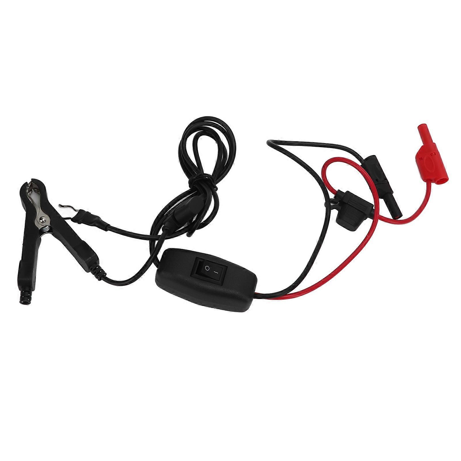 Automotive electrical tester with spring clip for easy use