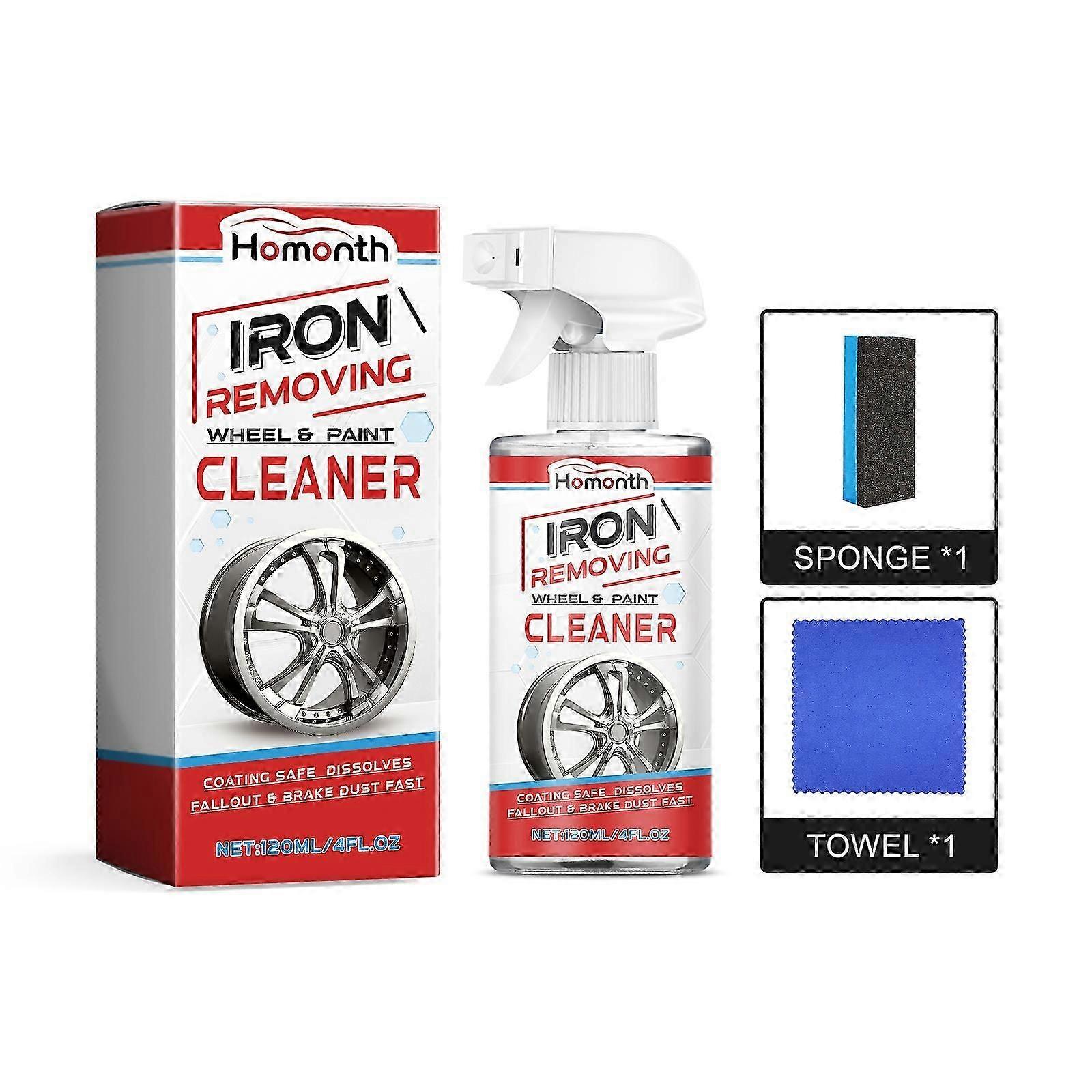 Car Wheel Rust Cleaner - Tire Rim Decontamination , Maintenance Agent, 120ml