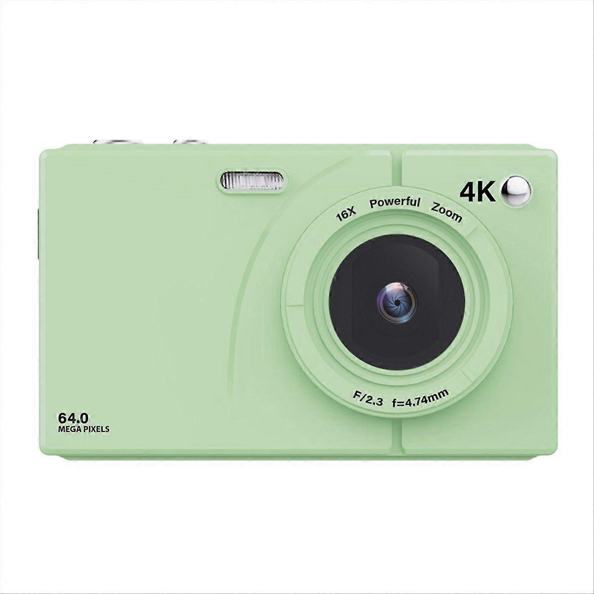 Câmera digital 4K CCD 64MP Wifi Câmera de vídeo digital 16X Zoom digital com tela de 2,8 polegadas Cartão de 32 GB