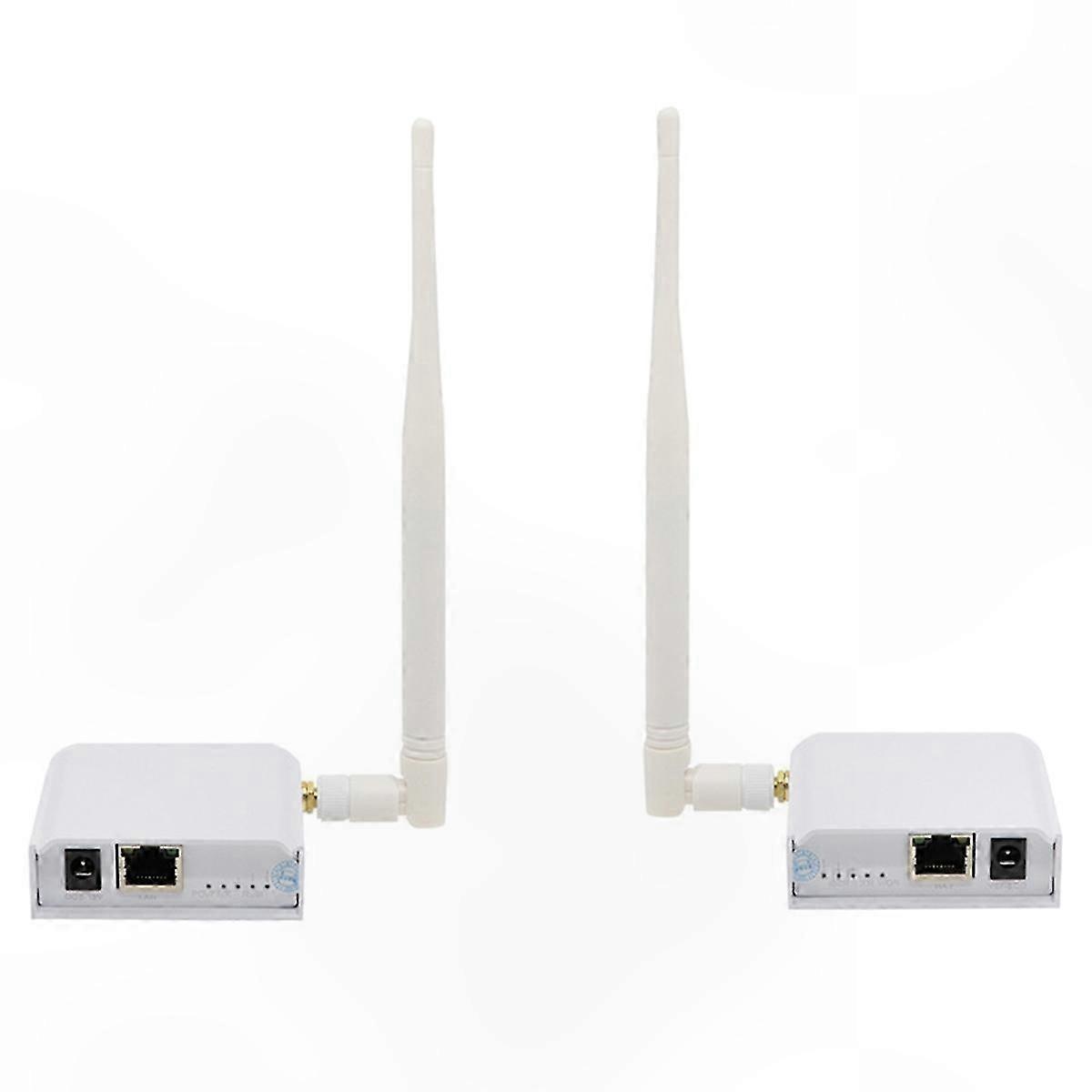 Long Range WiFi Bridge with High-Gain Antenna for Point-to-Point Wireless Access, 2.4GHz Network Adapter