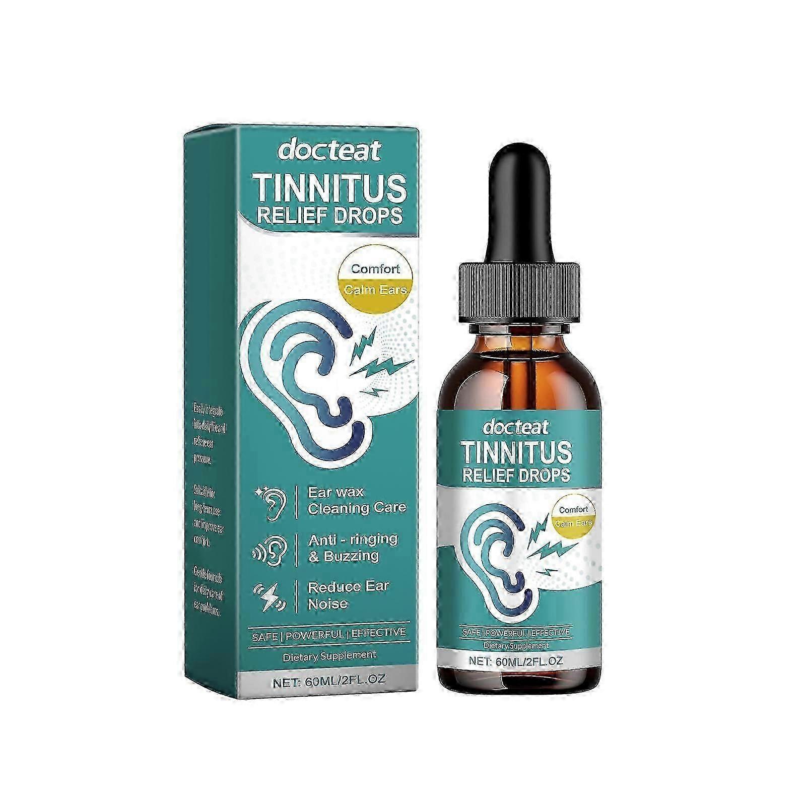 Docteat Ear Care Drops Soothe ear noise buzzing sounds protect ear health and reduce noise