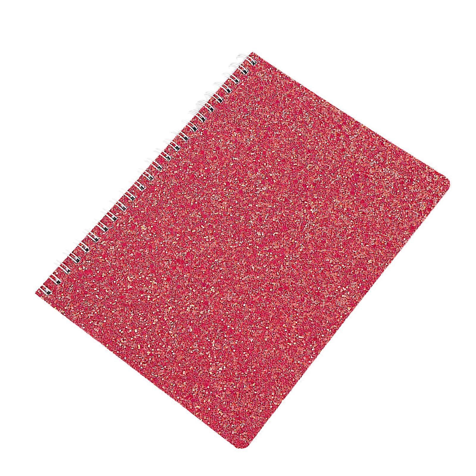 A 5 Journal Notebook Spirals Notepads 80 Sheets Stationery Notebook Colorful Prism Notebooks Travel Notebook  Red