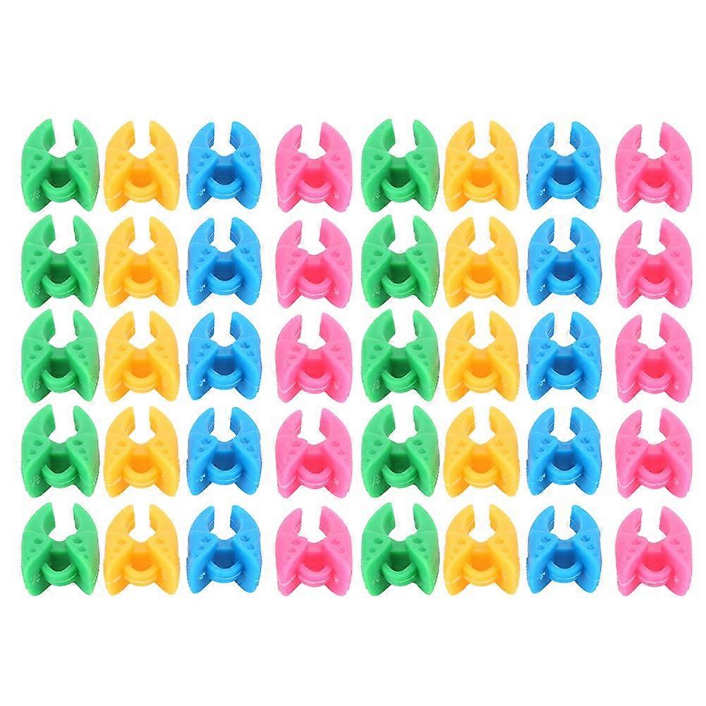 40Pcs Sewing Machine Bobbin Clips Spool Holders for Thread Storage and Quilting Organization