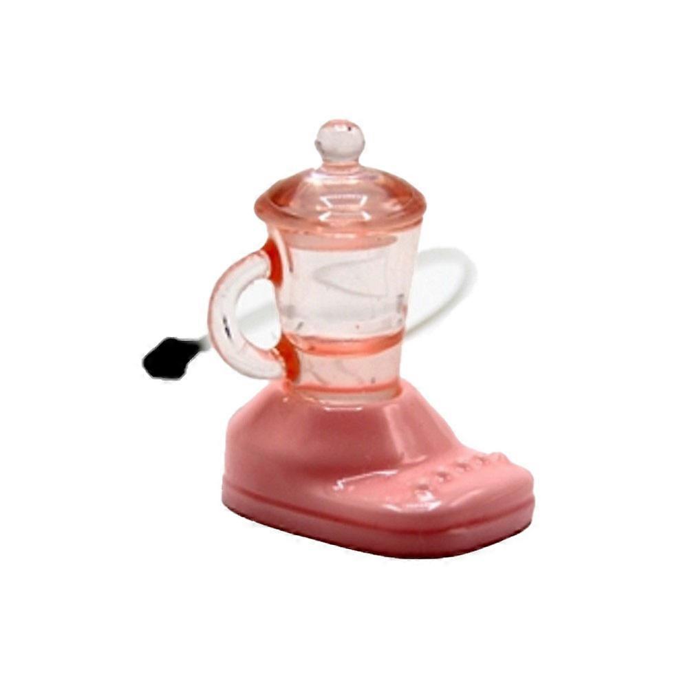 الدمى البيت خلاط الوردي عصير صانع مطبخ مصغر الحديثة التبعي 1:12