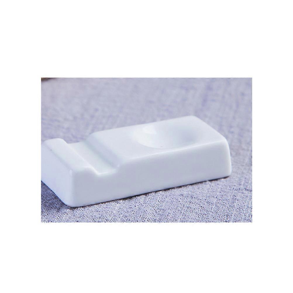 Chopsticks Holder Ceramic for Tableware Use Multipurpose Rack White