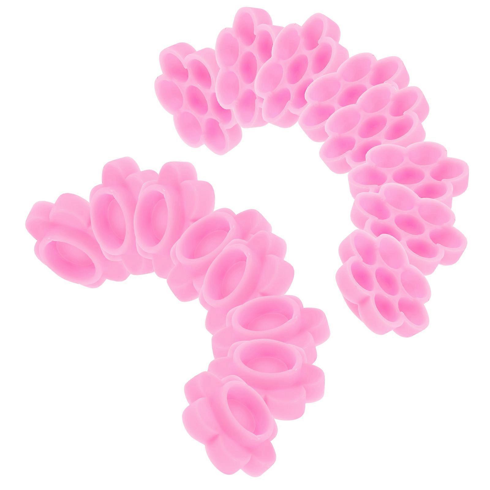 Flower Lash Glue Cups Eyelash Extension Tool for Efficient Lash Application 500Pcs