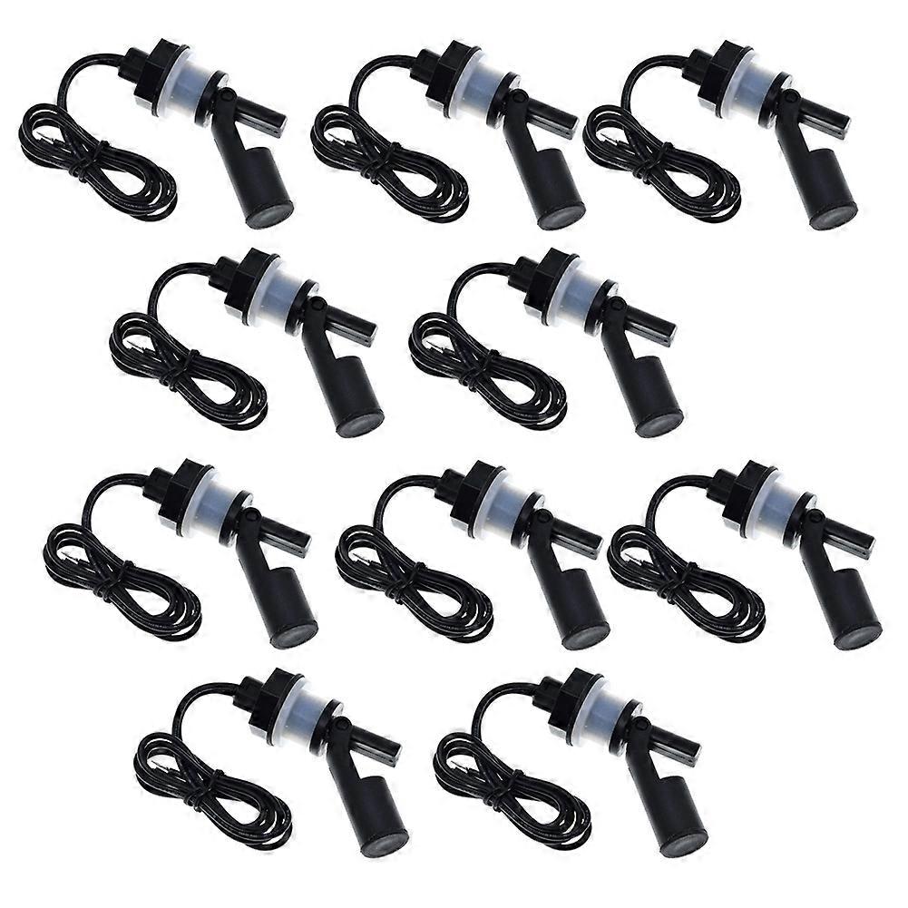 10Pcs Water Level Sensor Switch Horizontal Tank Pool Liquid Level Sensors Ball Float Switch Liquid Level Control
