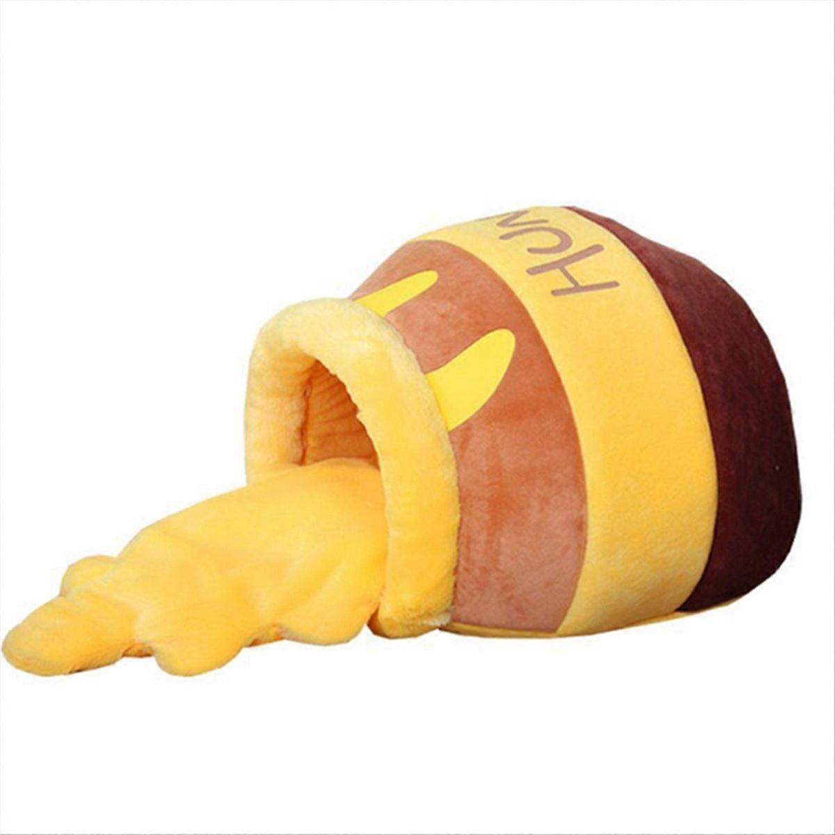 Pet Nest Removable Plush Mat Cat Puppy Mat Honey Jar Shape