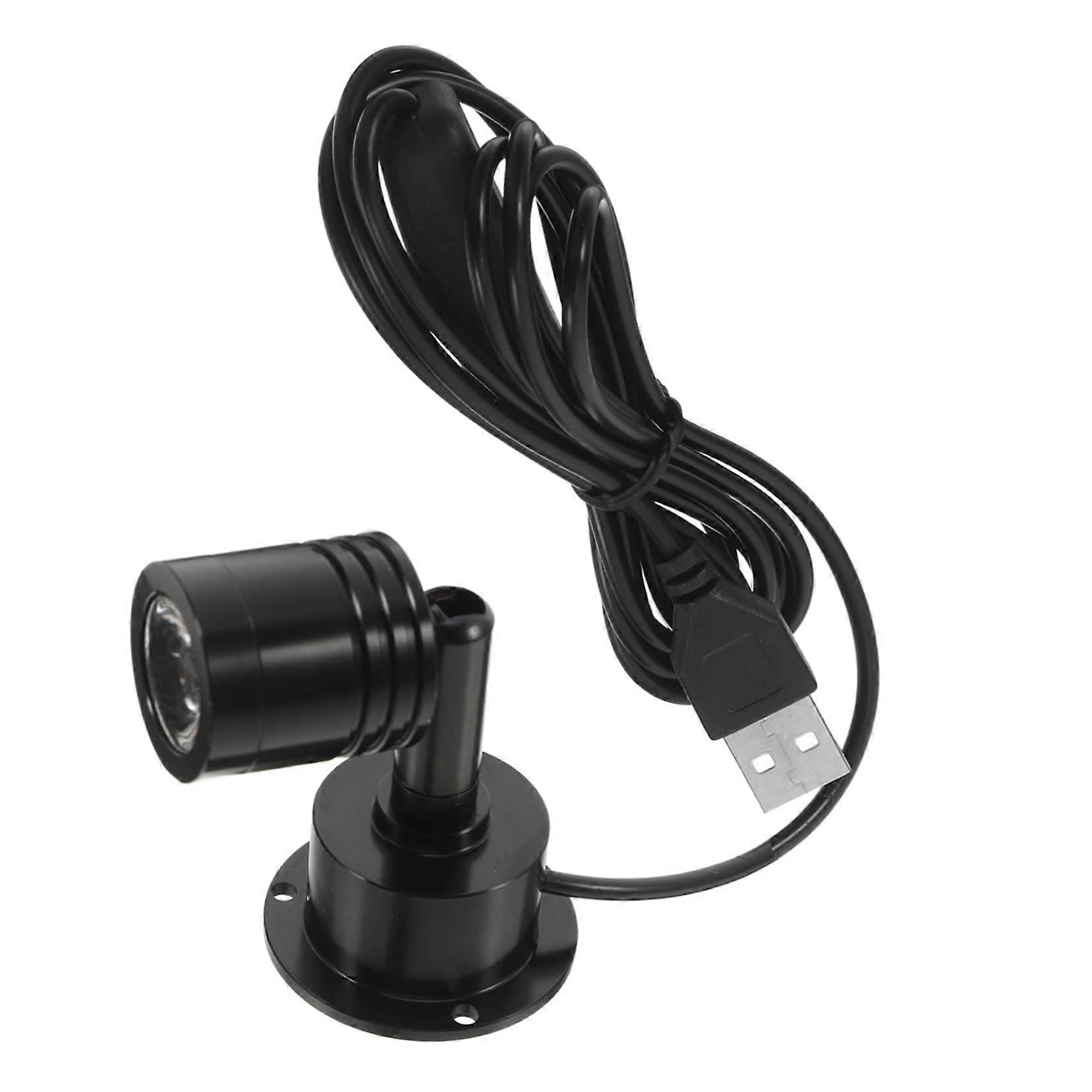 USB LED Spotlight for Jewelry Display, Compact Bright Cabinet Light, USB Powered Energy Efficient