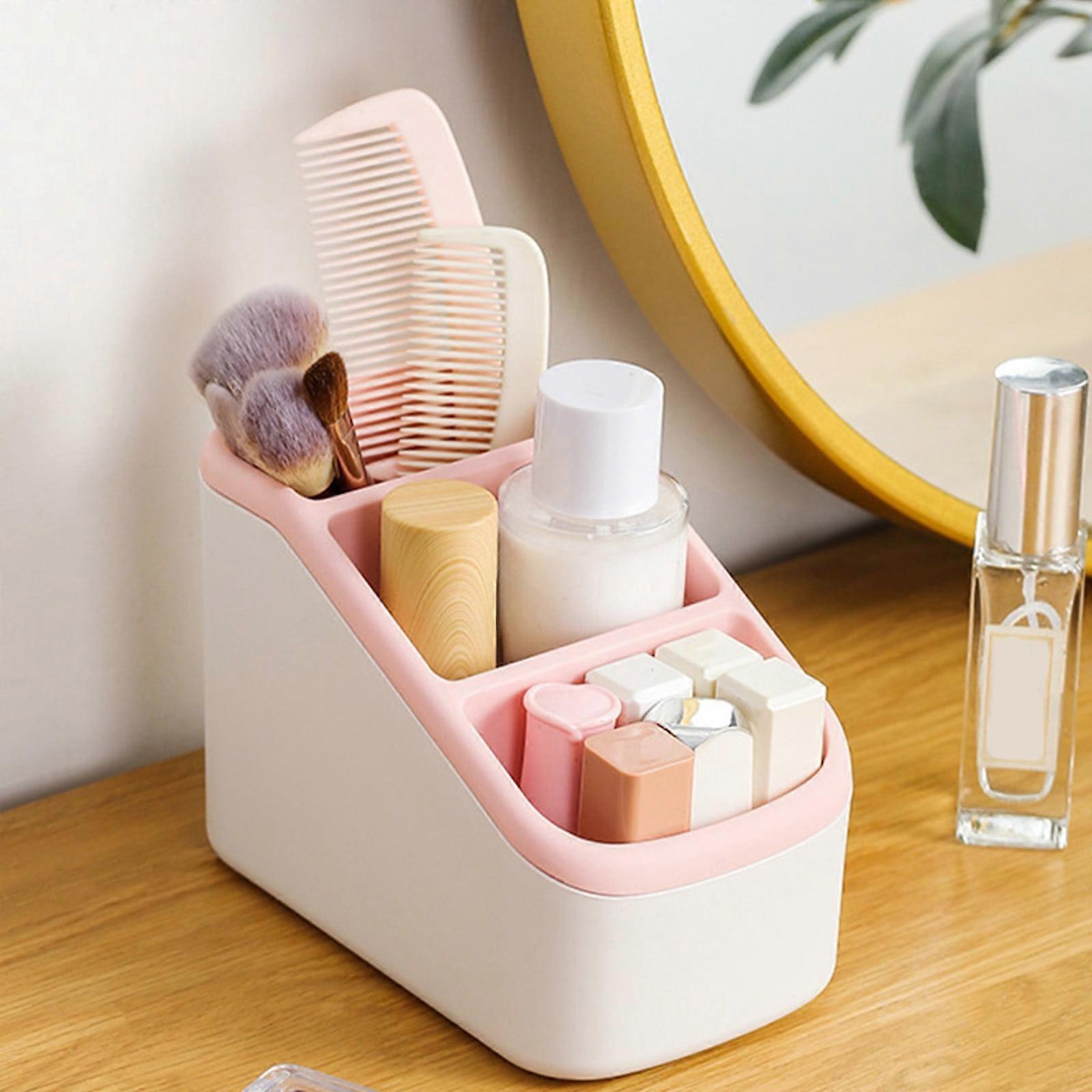 Office Storage Box - Large Capacity, Multi-Compartments, Space-Saving Organizer for Desktop, Cosmetics & Sundries