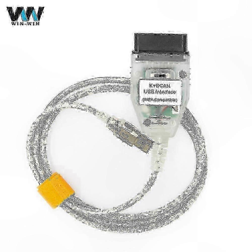 USB Interface Diagnostic Tool with FT232RL Chip for OBD2 Scanner Support K+CAN and K+DCAN Protocols