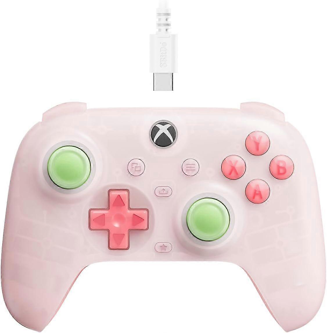 8BitDo Ultimate Mini Wired Controller For Xbox X & PC (Translucent Pink)