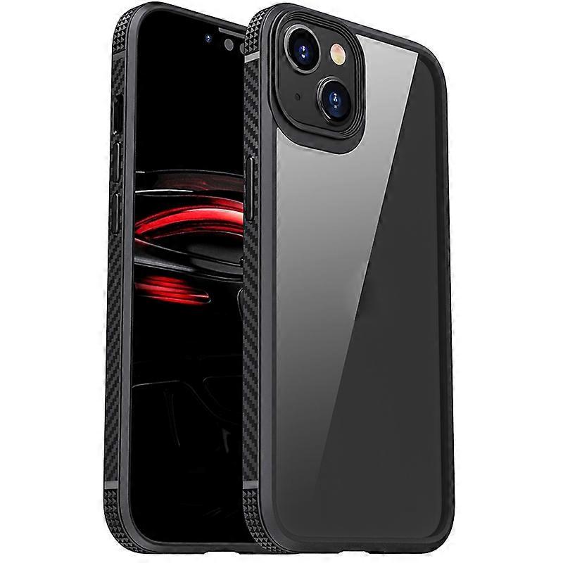 For iPhone 14 Plus iPAKY Shockproof PC + TPU Protective Phone Case (Purple)