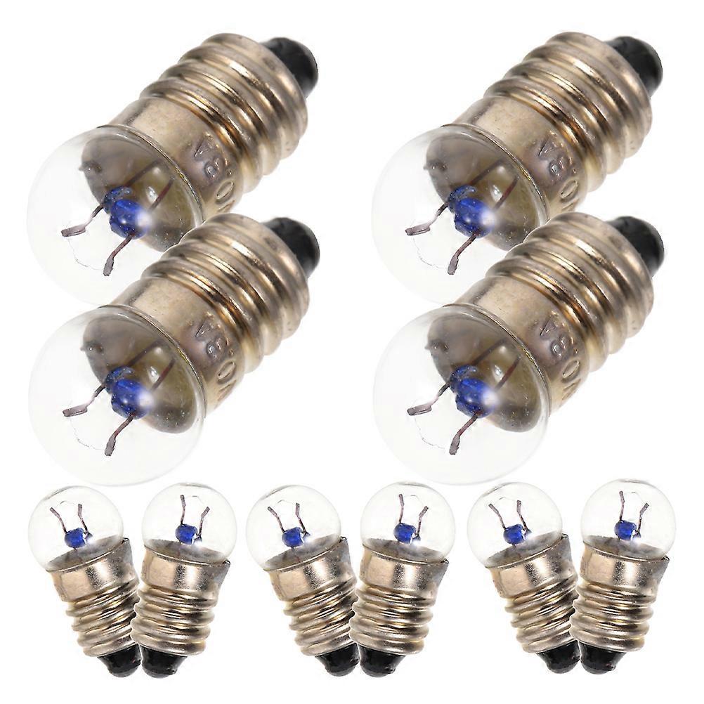 Mini Incandescent Bulbs for Physics Experiment 50Pcs Screw Base Indicator Lights