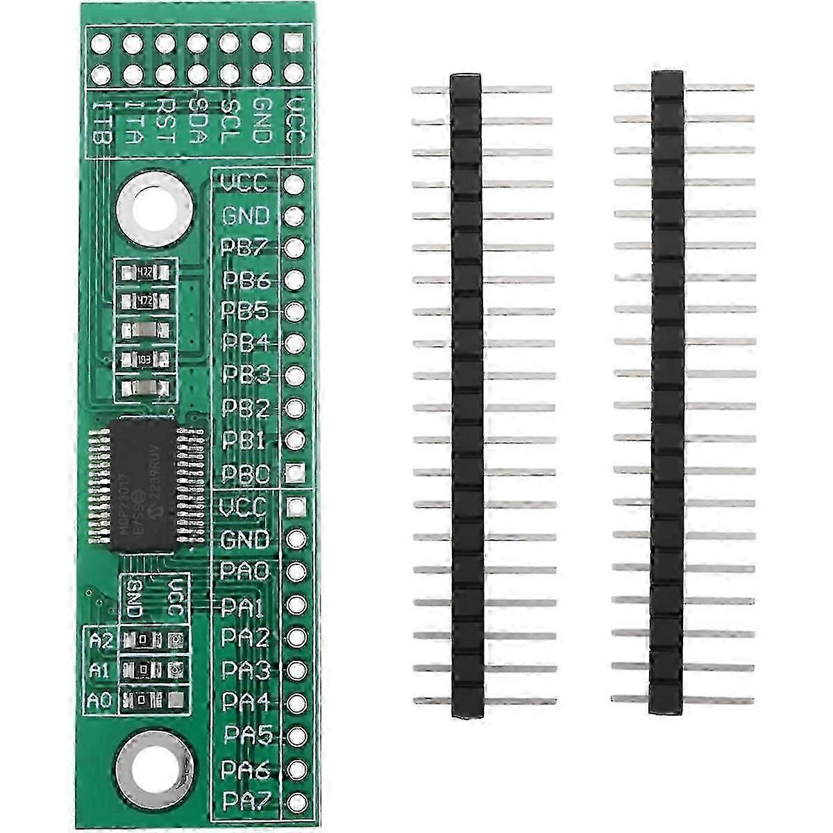 16-Ch IO Expansion Pin Module Board I2C Interface IIC Input Output MCP23017-E/ compatible with Computer Game Console