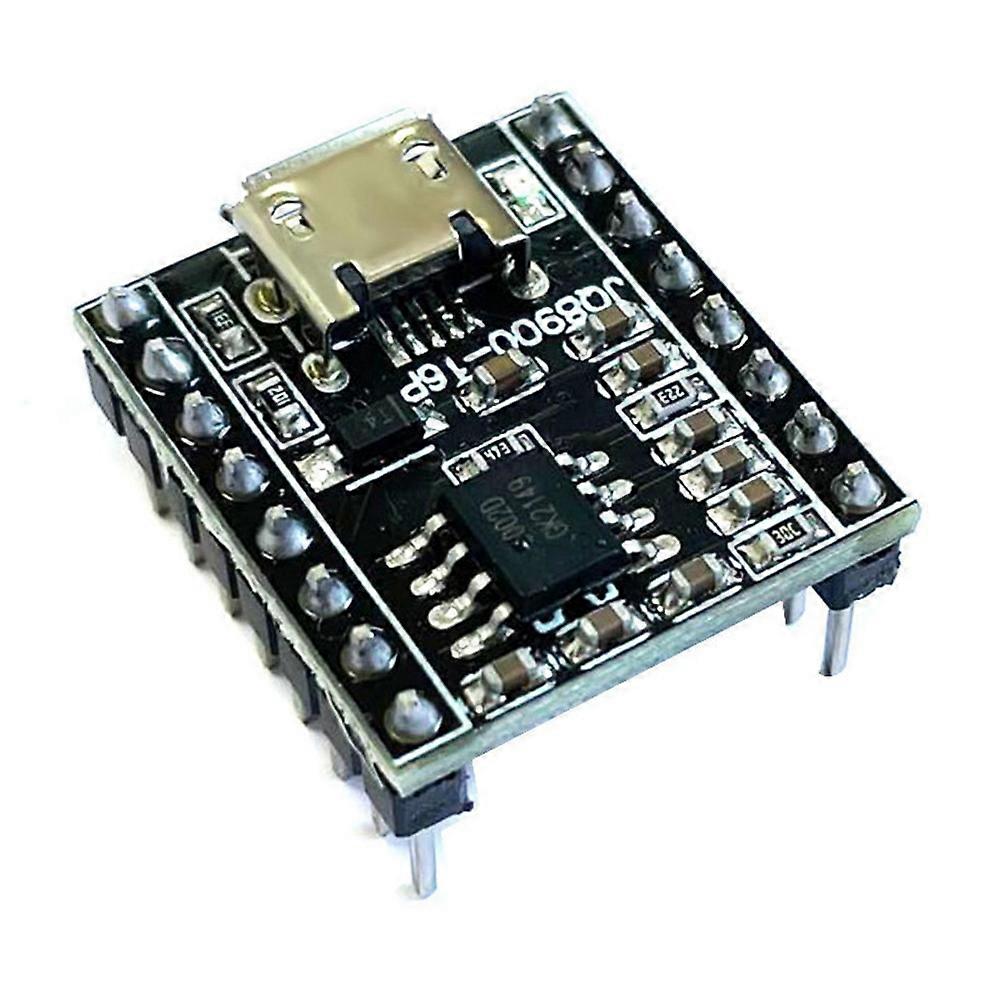 JQ8900-16P Voice Broadcast Module Customized Music Intelligent Voice Broadcast USB Serial Port MP3 Recognition Module