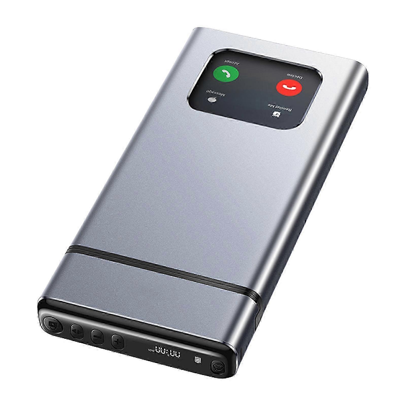 Portable Phone Lock Box with Timer Promotes Person  Regulation & Limits Screen Time for Improved Concentration Green  Gray