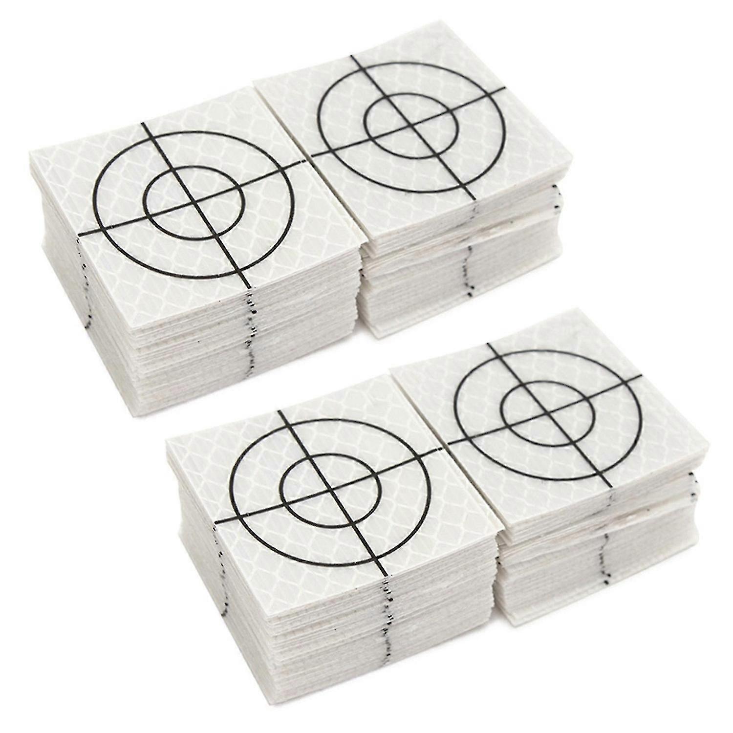 Survey Prism Reflector Sheets for Total Station, 200pcs Tunnel Measurement Use