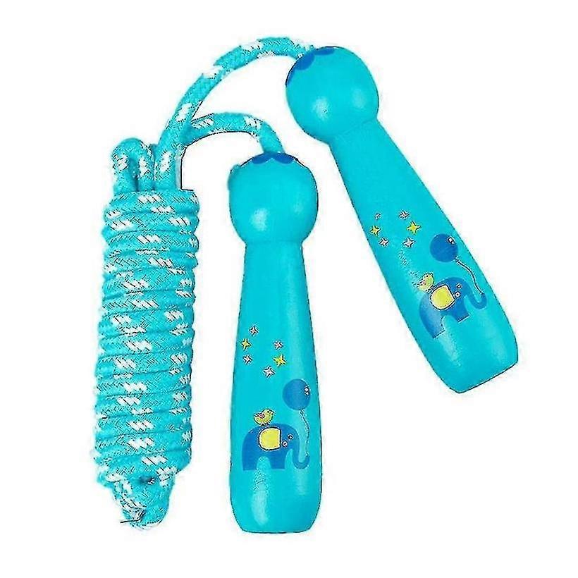 Justerbart hopprep i trä för barn, fitnessträning utomhus