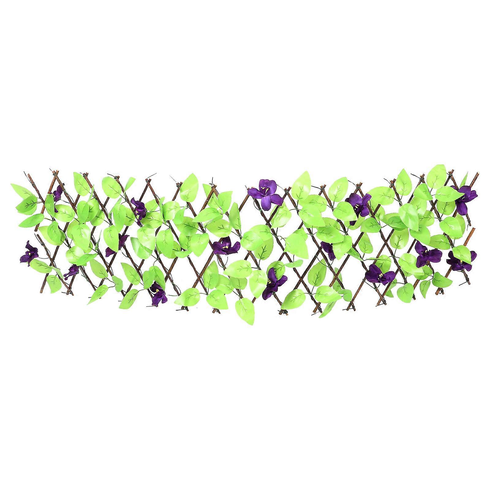 2Pcs Outdoor Garden Fence Decorative Landscape Edging For Courtyard Privacy Space Waterproof Rectangular Shape