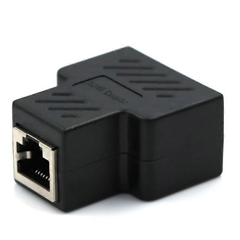 Rj45 Splitter Adapter Dual Lan Ethernet Socket Network Connections Splitter