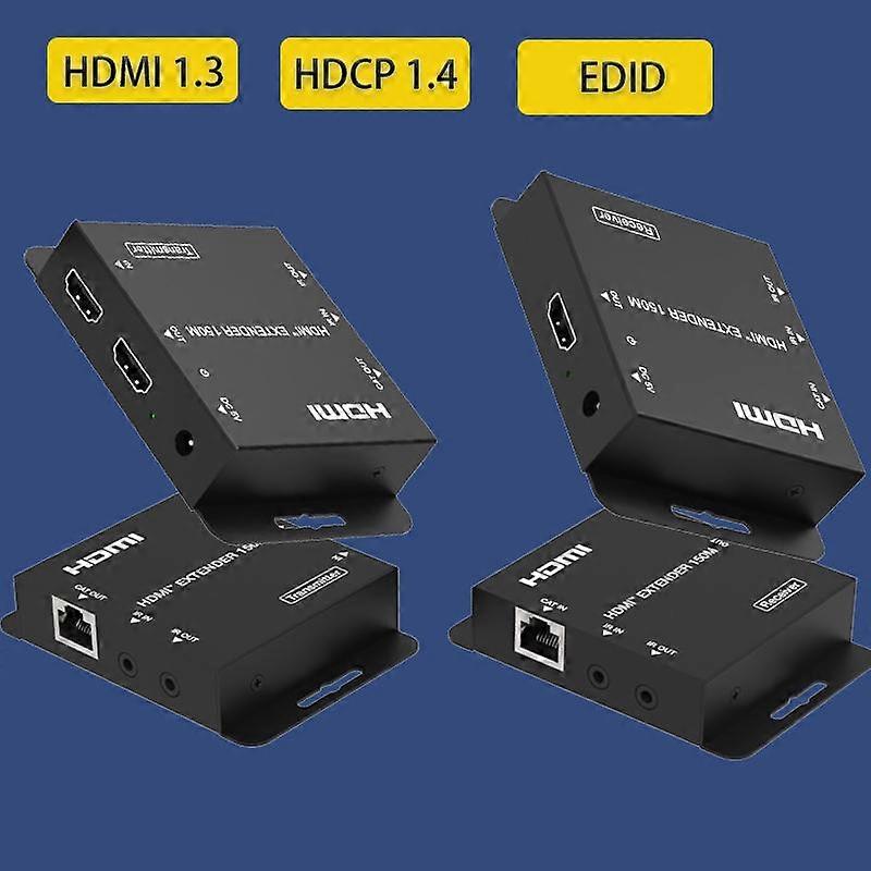 Network Switch Transmitter Receiver Adapter HDMI extender splitter Adapter HDMI Extender HDMI Over IP Network Extender 150M  LAN Extensor by RJ45 CAT6