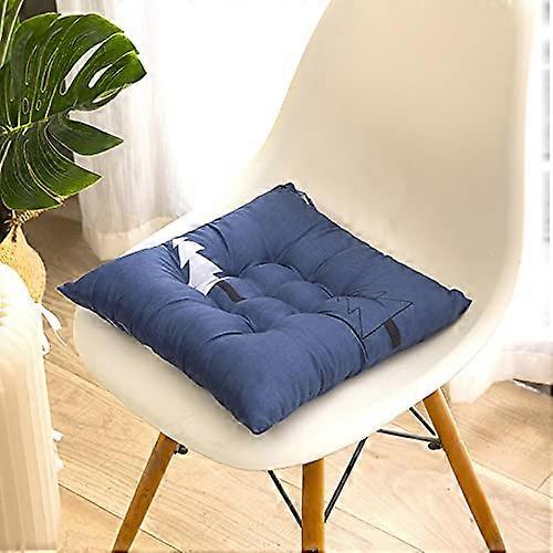 Memory Foam Chair Cushion with Tufted Design and NonSlip Backing for Dining Chair, 1 Pack