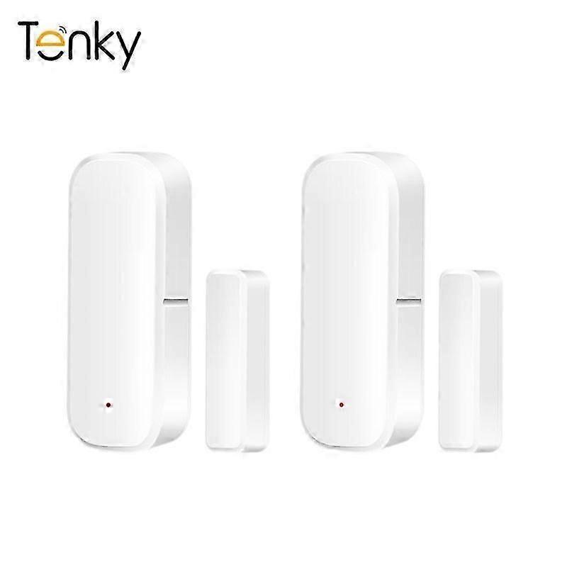 Tuya ZigBee Smart Door Sensor Door Open Closed Detectors Smart Home Security Protection