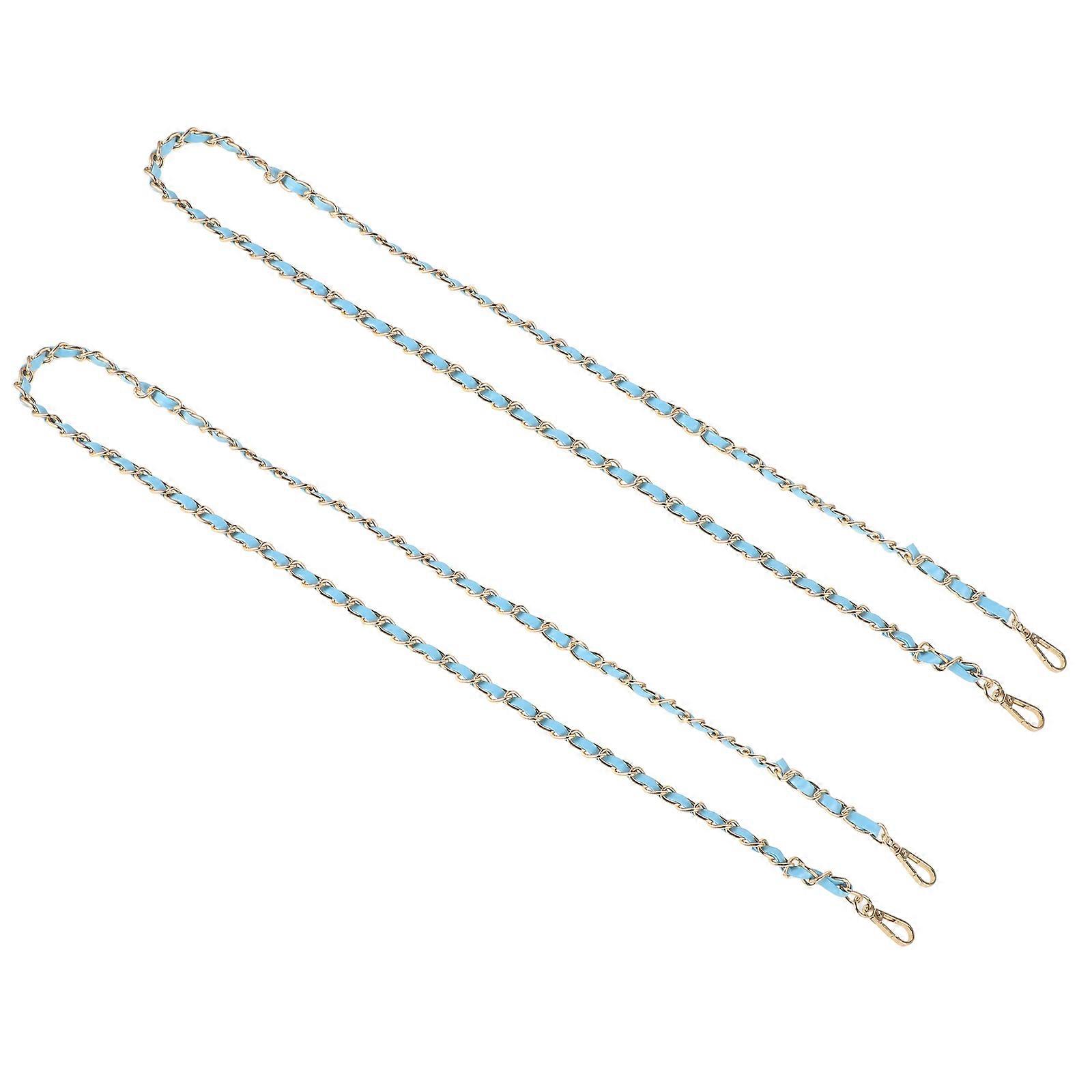 Shoulder Strap Accessory Purse Chain Replacement for 2Pcs Purse Chains Sky-Blue