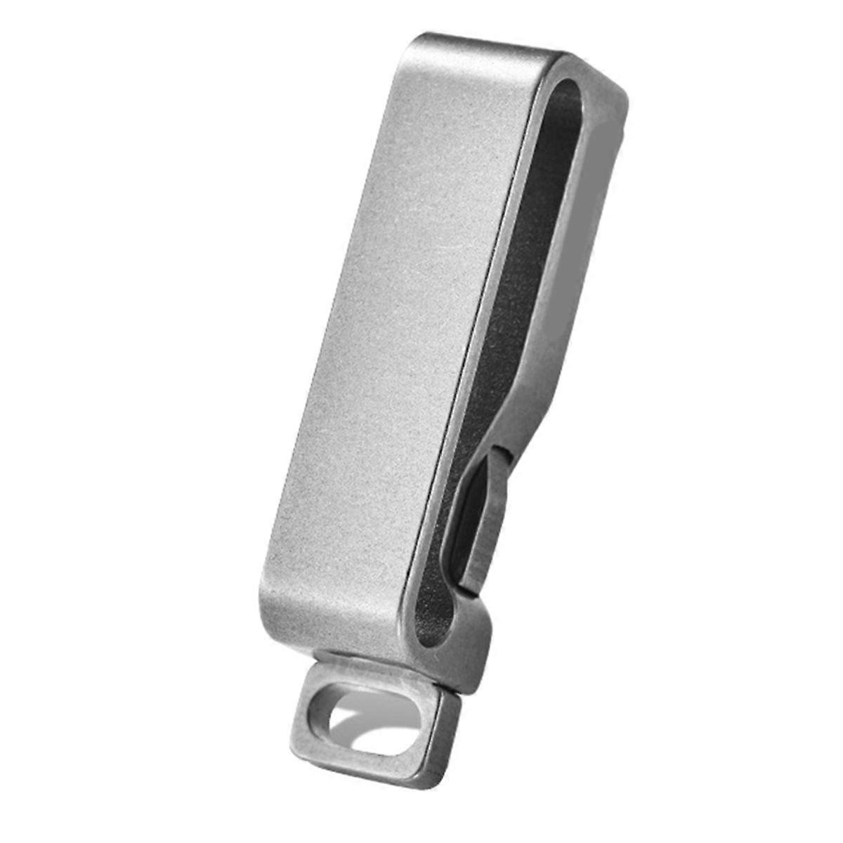 Titanium Alloy Quick Release Key Ring Keychain Belt Buckle Multi -Tools