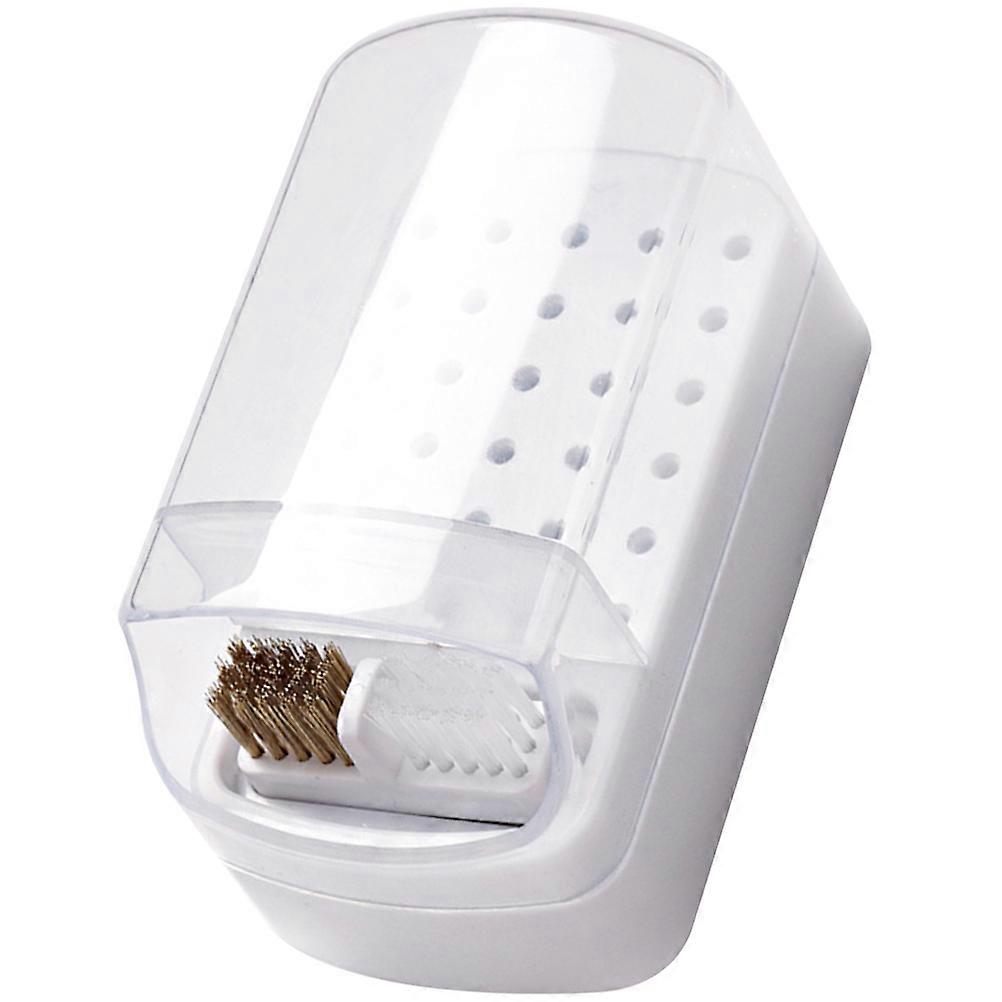 Nail Drill Bits Organizer Clear Manicure Grinding Head Storage Case 30-Slots