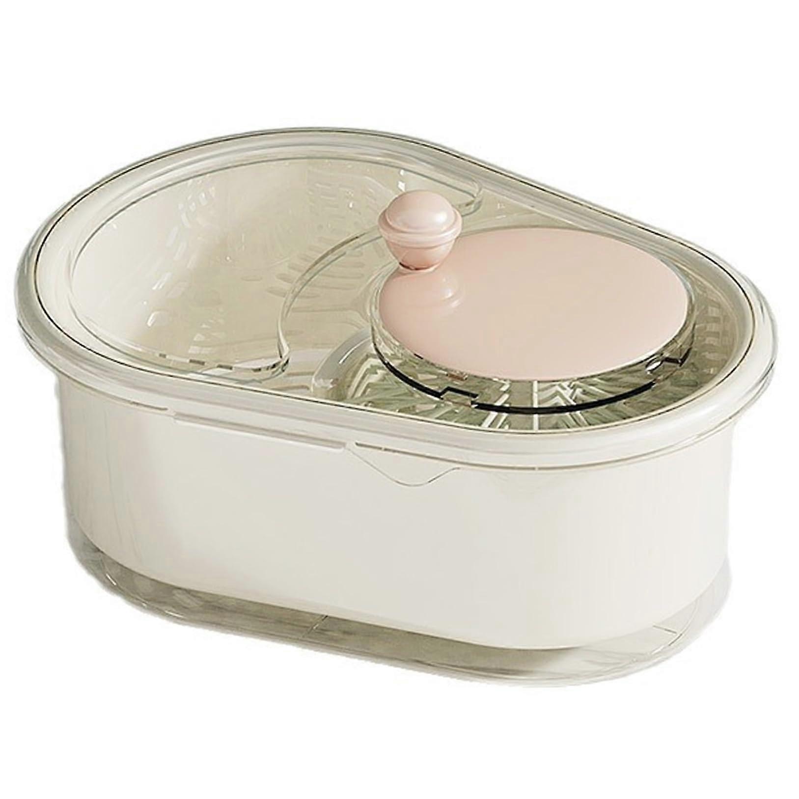 Vegetable Fruit Washer with Builtin Brush MultiFunctional Rotary Spinner for Home Kitchen